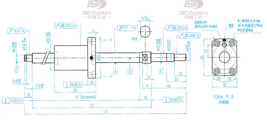 TBI XSVR01210B1DGC5-280-P1 tbi丝杠螺母选型