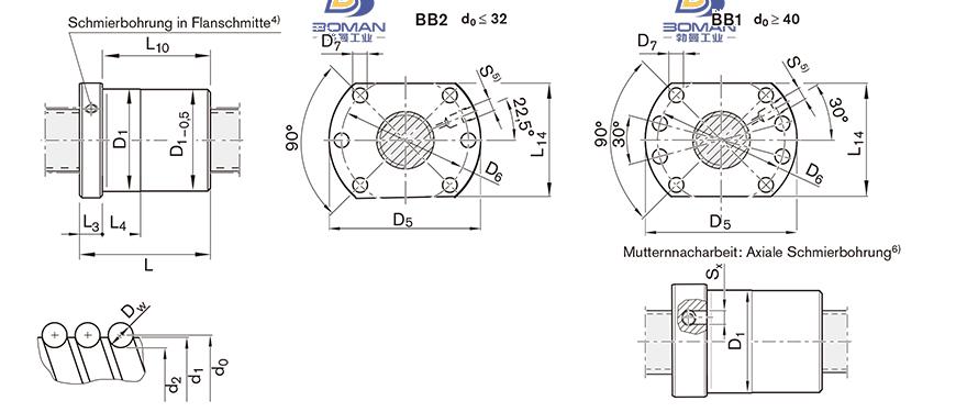 REXROTH R1502 日本TSK滚珠丝杠